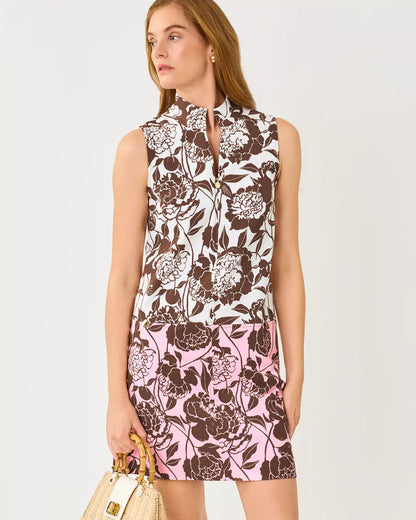 Sleeveless Rosee Shift Dress - Resort White Marni Engineered Knit Dress