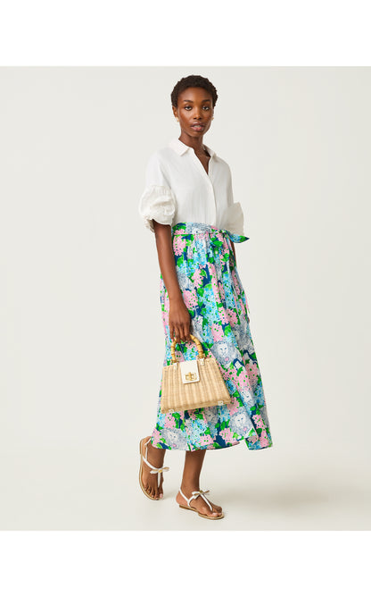 Sonaire Midi Shirtdress - Starlight Navy Lydia The Lion