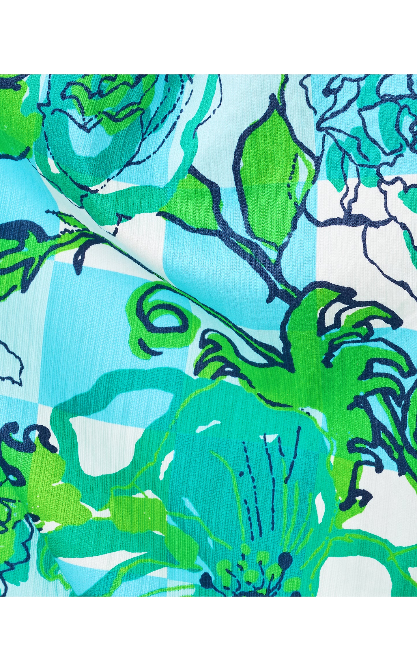 Ivella Strapless Maxi Dress - Capri Blue Rousseaus Roses Overlay