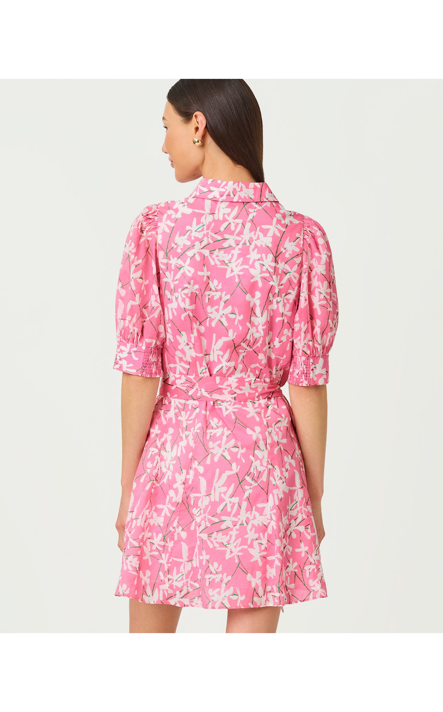 Larkyn Shirtdress - Confetti Pink Liza