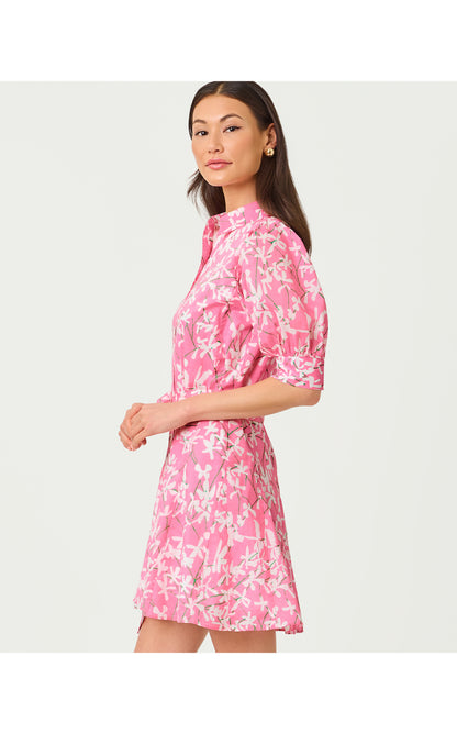 Larkyn Shirtdress - Confetti Pink Liza