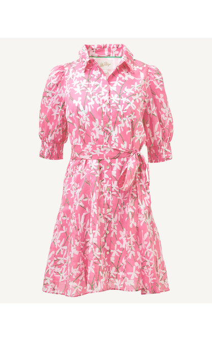 Larkyn Shirtdress - Confetti Pink Liza