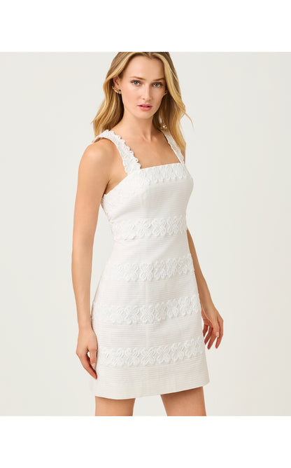 Davis Dress - Resort White
