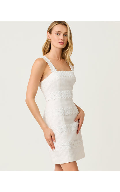 Davis Dress - Resort White