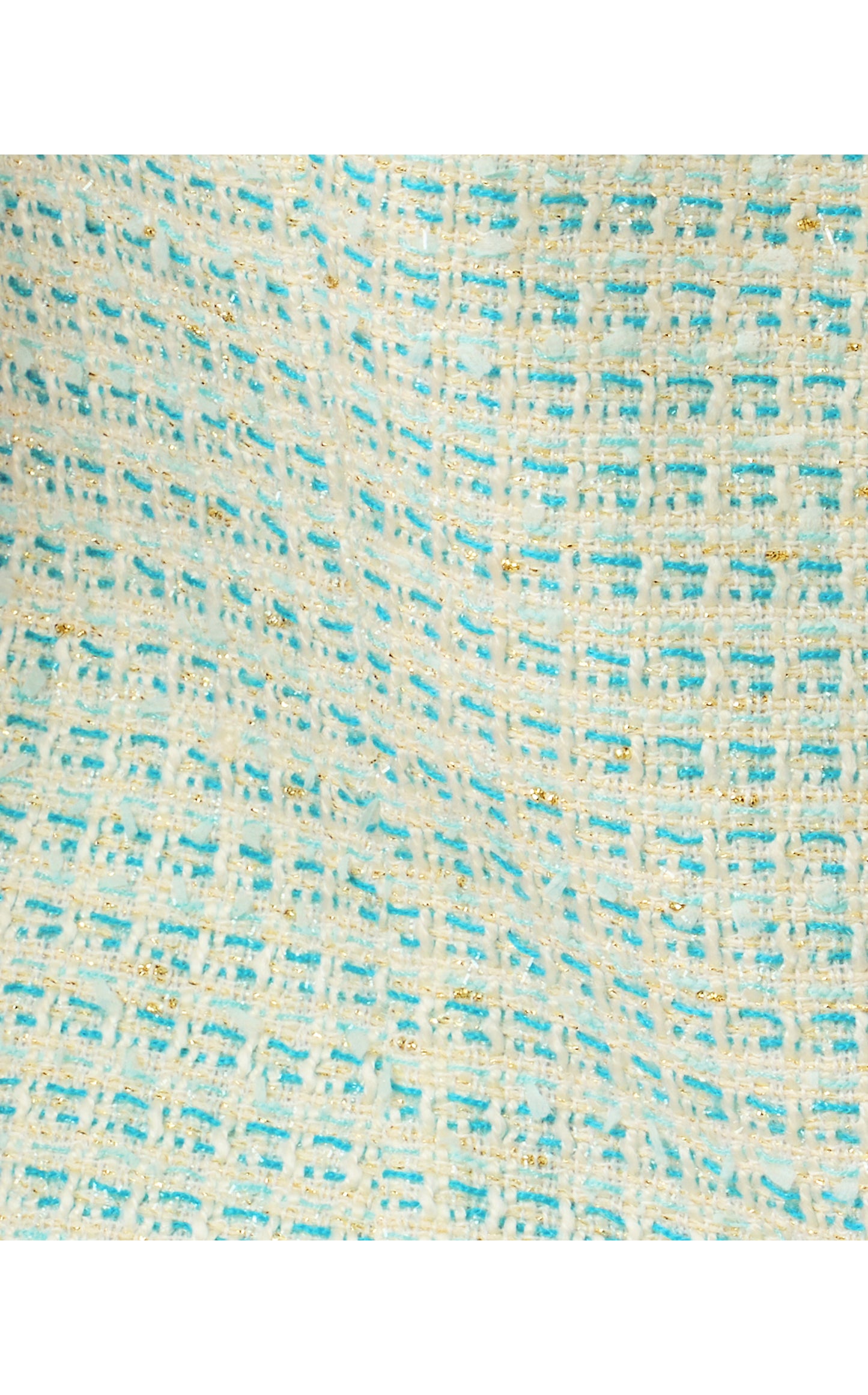 Anders Skirted Romper - Capri Blue Fantasy Boucle