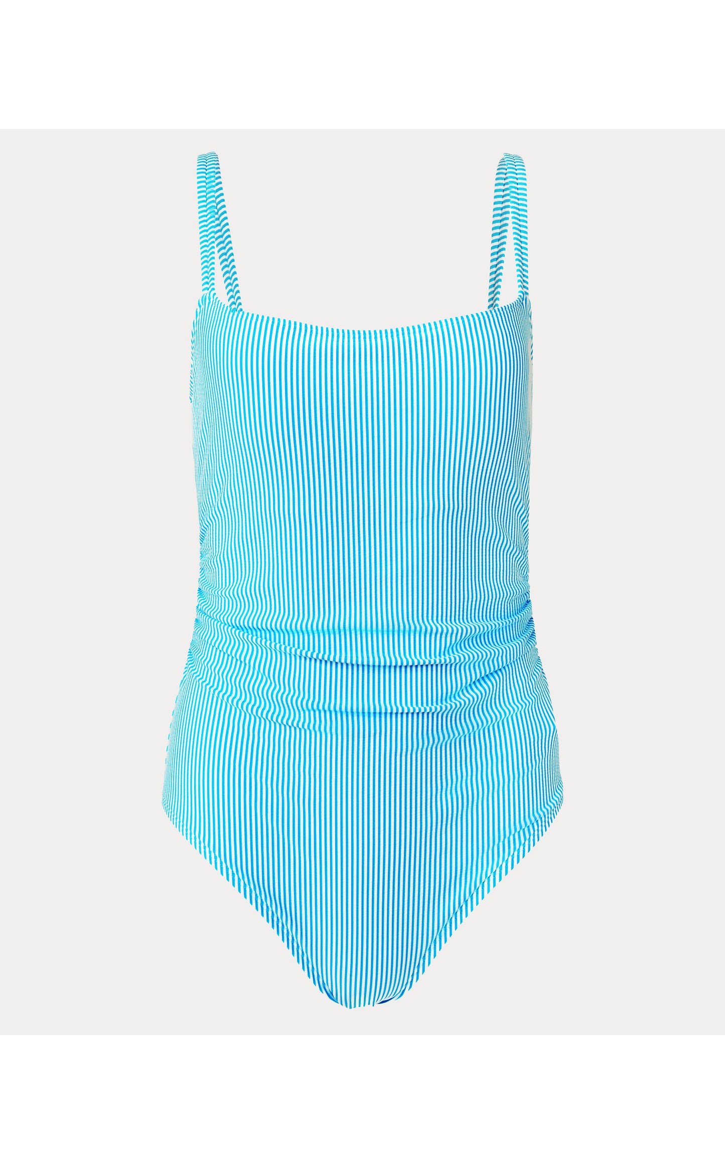 Napili One Piece - Capri Blue Seersucker Stripe