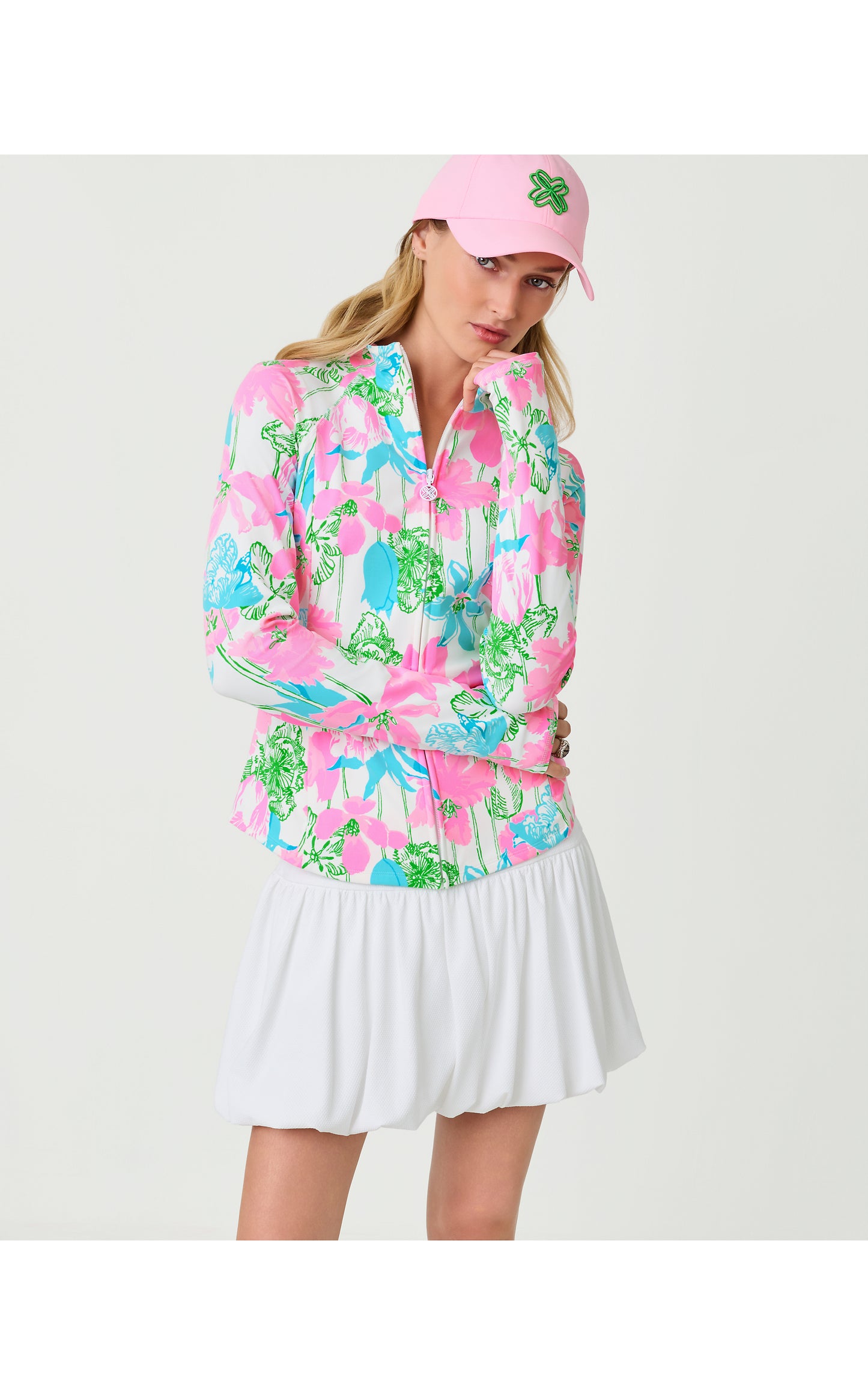 UPF50+ Giorgie Bubble Skort - Resort White