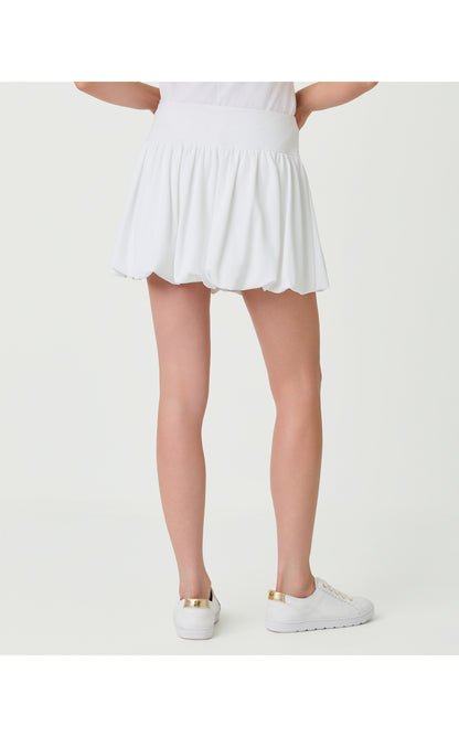 UPF50+ Giorgie Bubble Skort - Resort White
