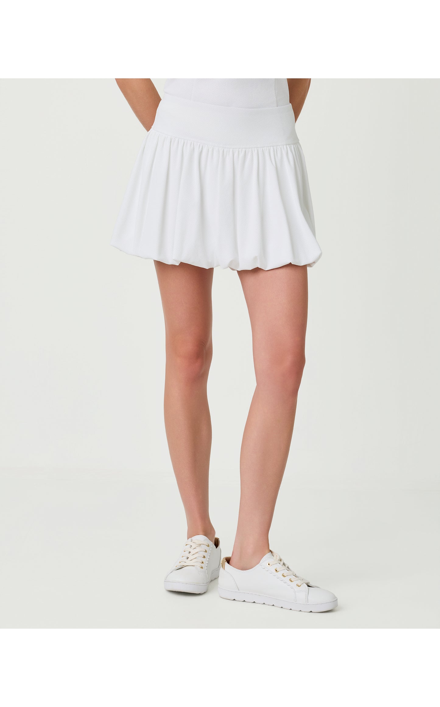 UPF50+ Giorgie Bubble Skort - Resort White