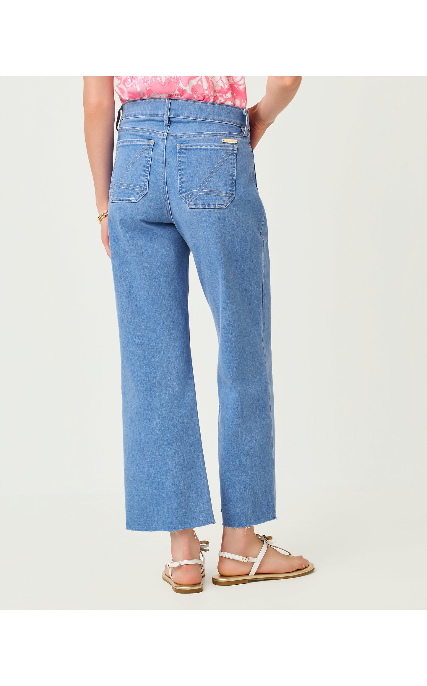Harleen High Rise Crop Jean - Rosanna Wash