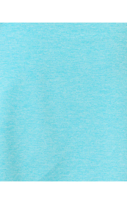 UPF50+ Maryana 15" Lounge Skort - Heathered Capri Blue