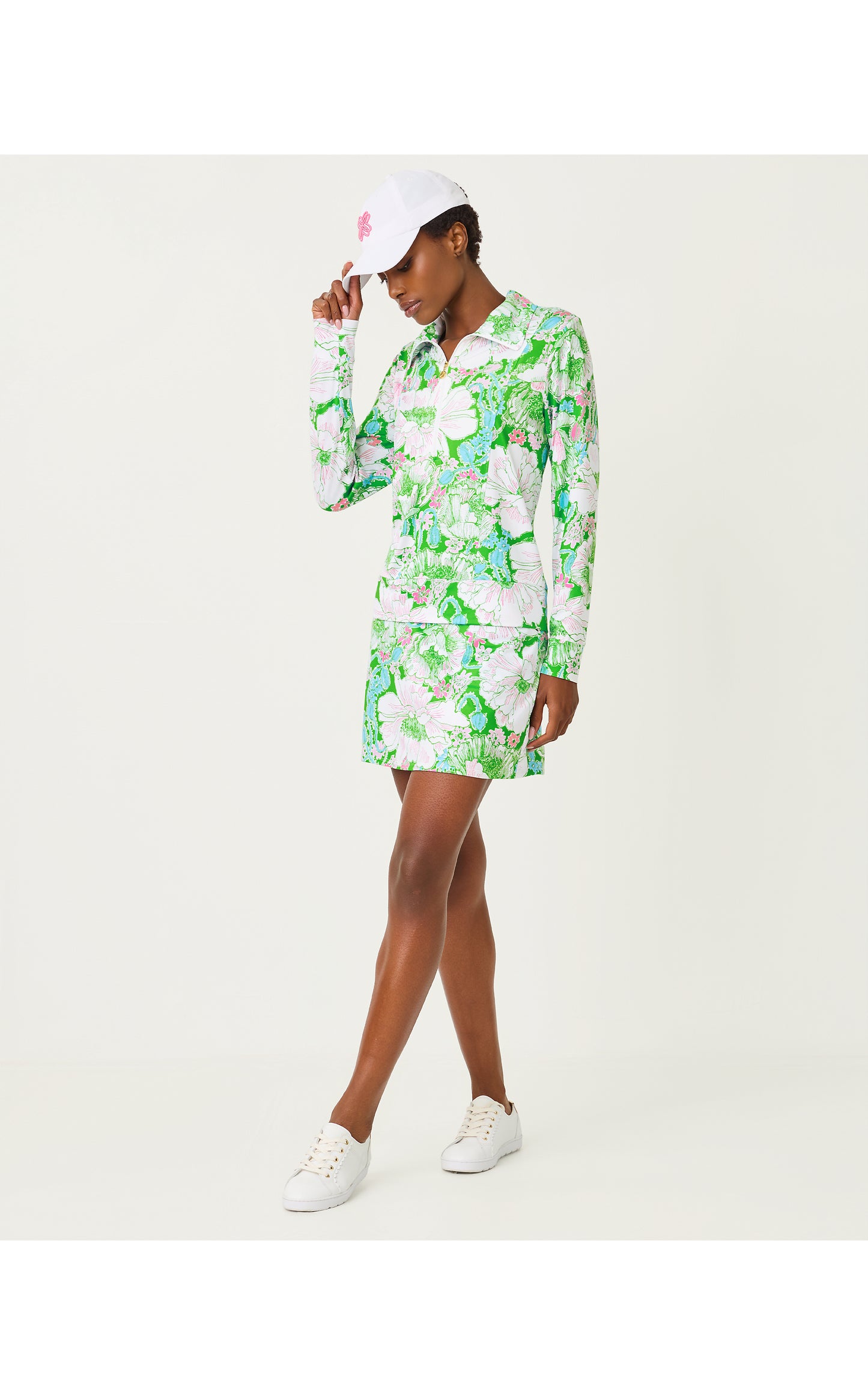 UPF 50+ Eleni Pullover - Putting Green Poppyland