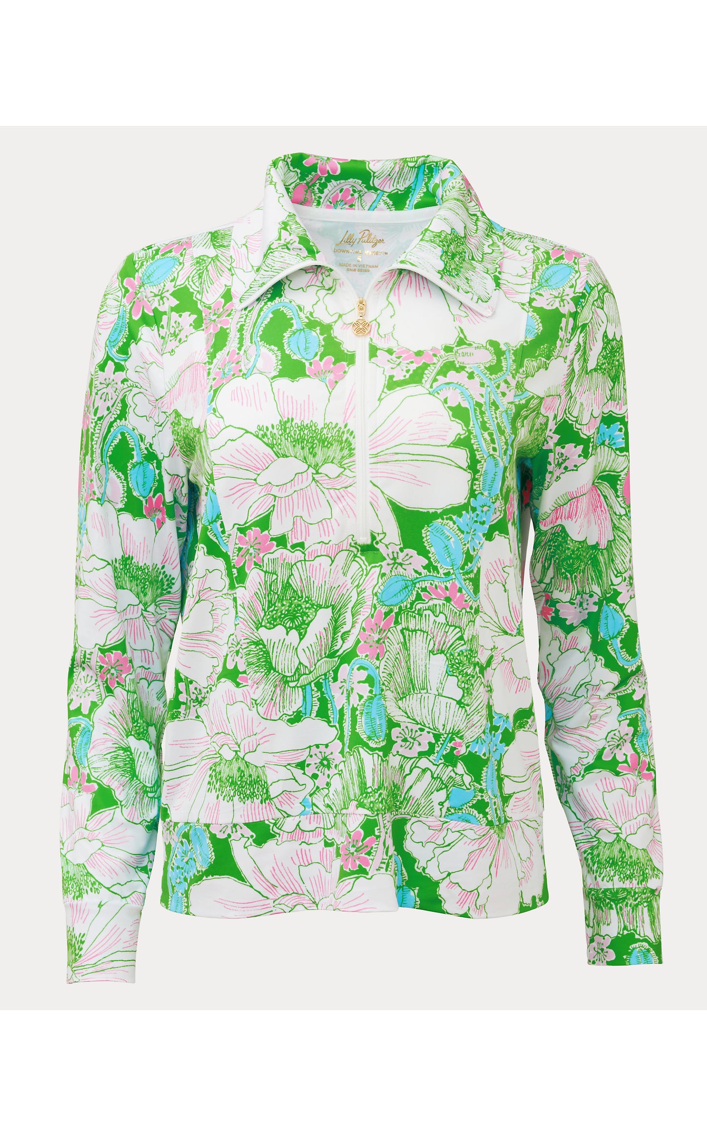 UPF 50+ Eleni Pullover - Putting Green Poppyland