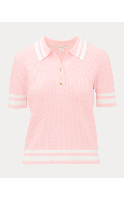 Suzette Sweater - Pink Muse X Resort White Tipping