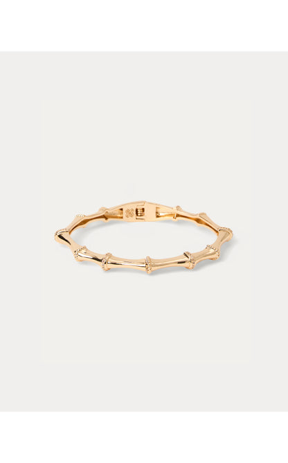 Bamboo Jungle Bracelet - Gold Metallic