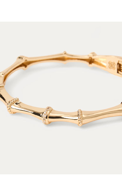 Bamboo Jungle Bracelet - Gold Metallic