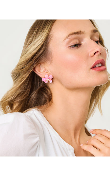 Burst Of Joy Earrings - Pink Muse
