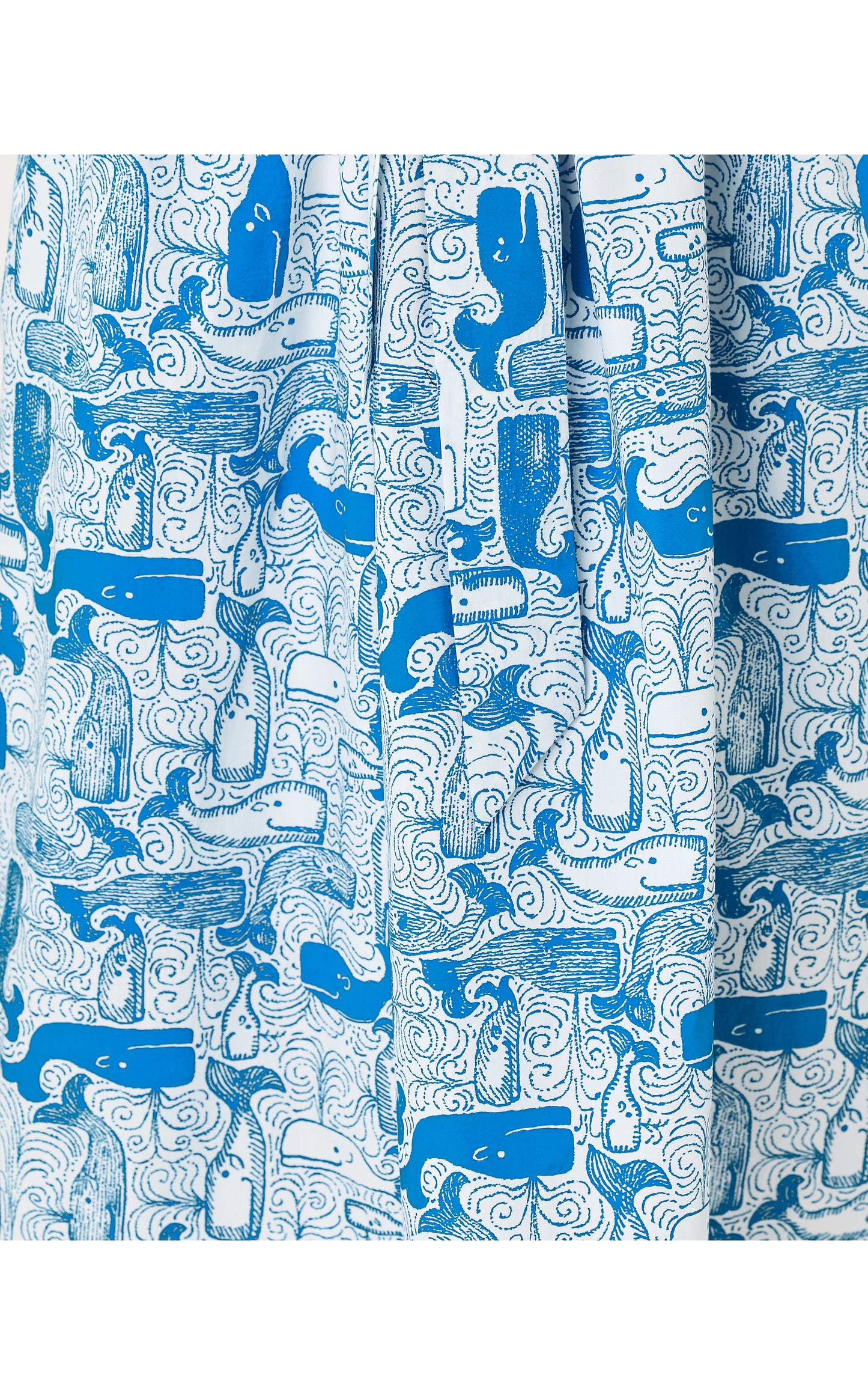 Mauritzia Midi Shirtdress - Nassau Blue Thar She Blows