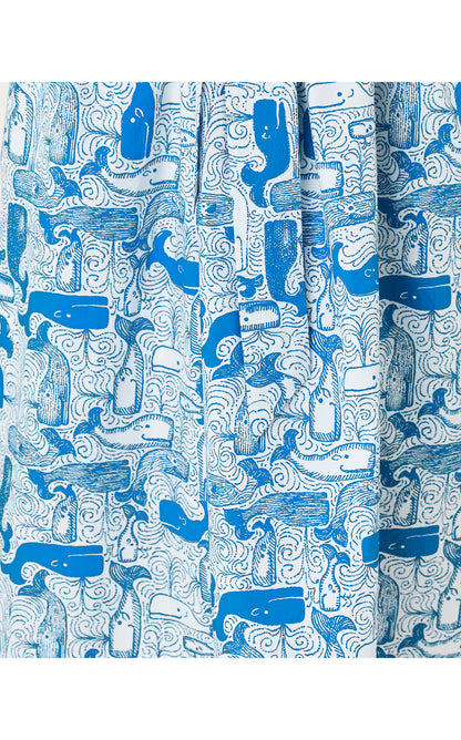 Mauritzia Midi Shirtdress - Nassau Blue Thar She Blows