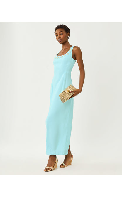 Coralia Maxi Dress - Day Dream Blue
