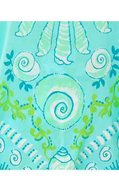 Airsy Caftan Cover-Up - Day Dream Blue Throw Me A Line Engineered Coverup