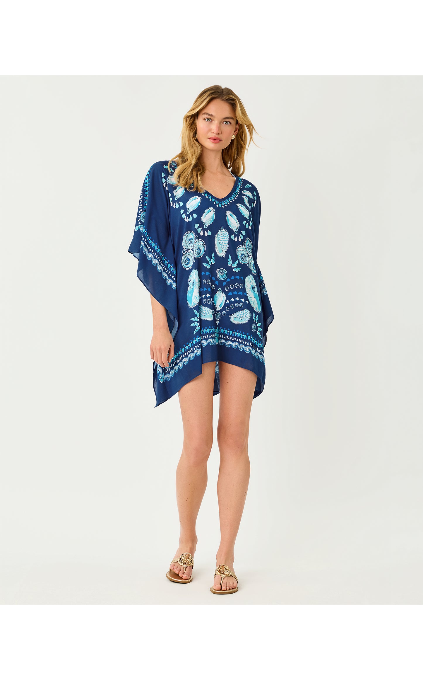 Airsy Coverup - Starlight Navy Shell Shine Engineered Coverup