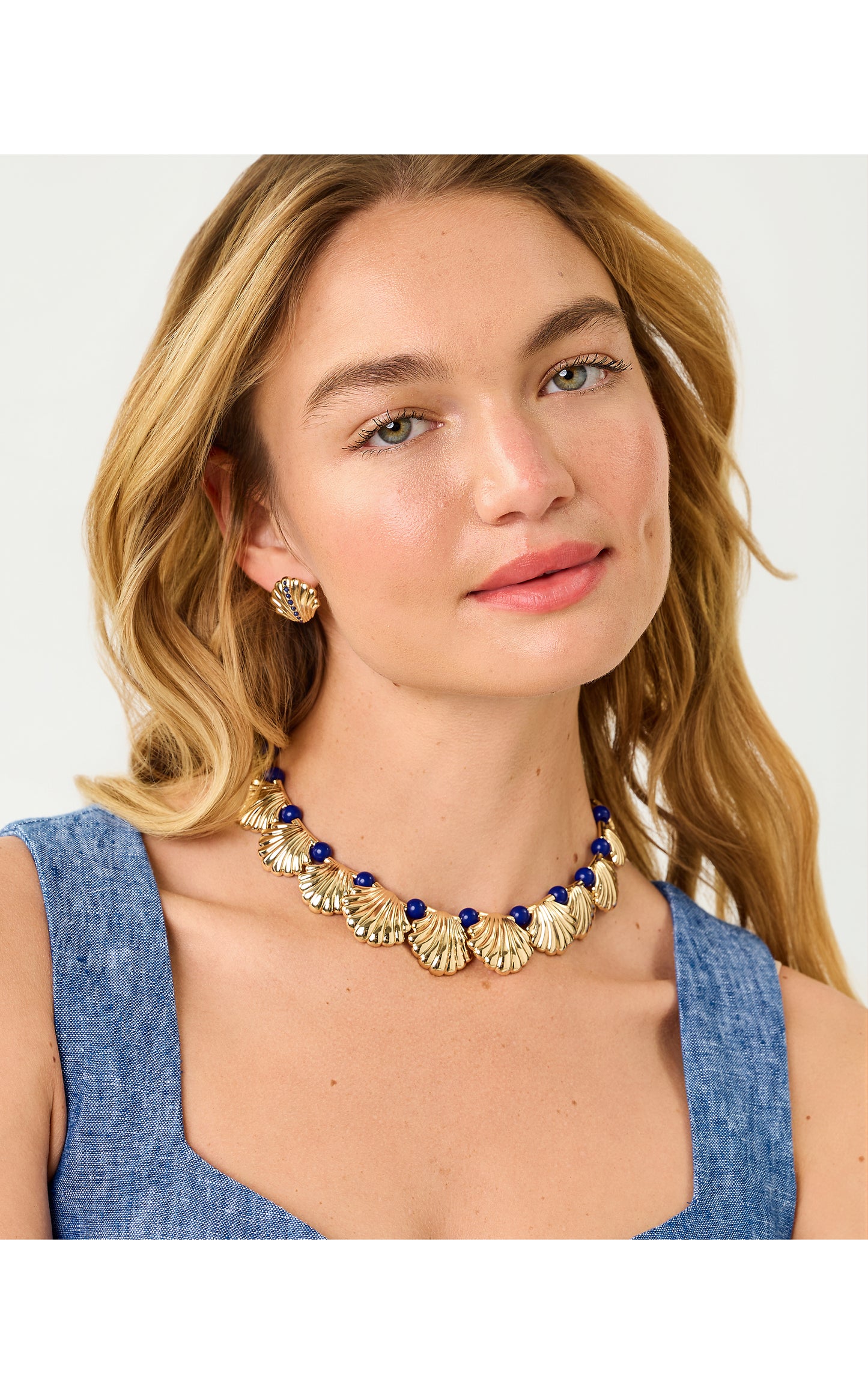 Shelden Necklace - Starlight Navy