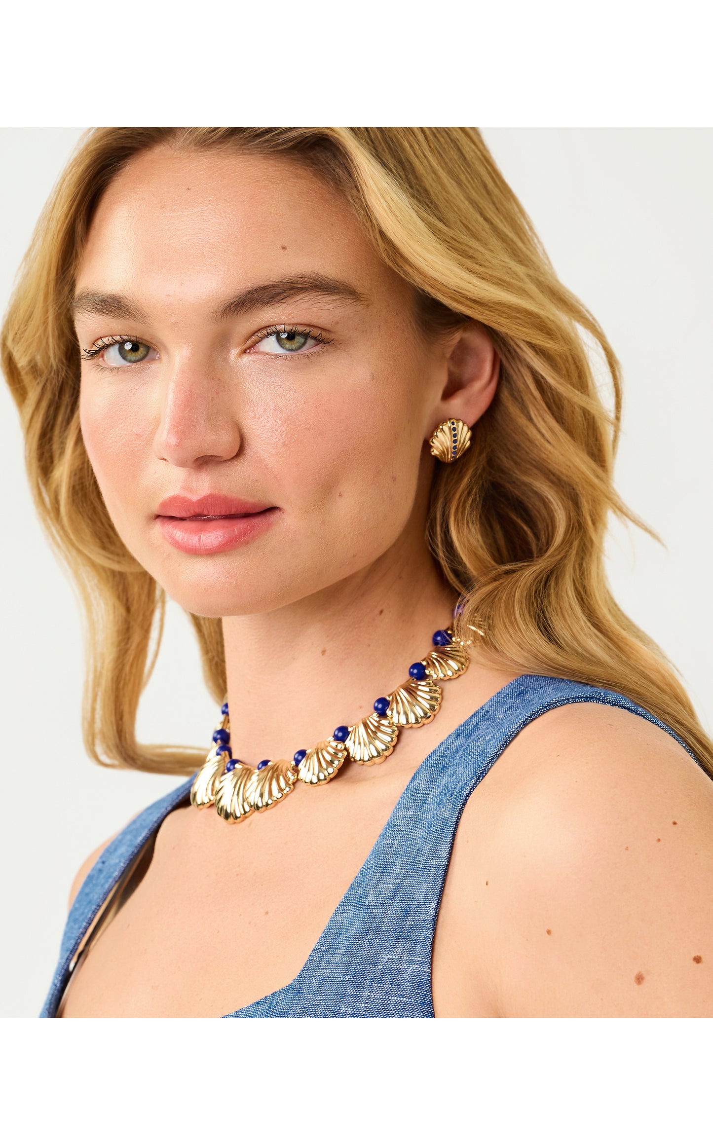 Shelden Necklace - Starlight Navy