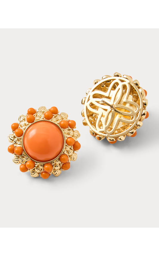 Seaside Harbour Earrings - Sunset Orange