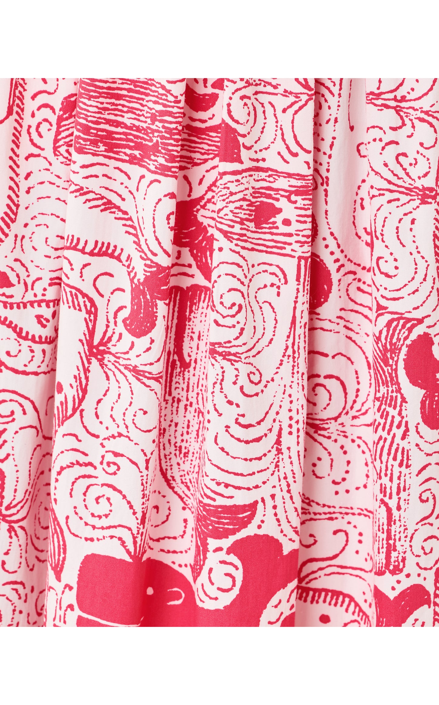 Daisey Smocked Midi Dress - Paradise Punch Oversized Thar She Blows