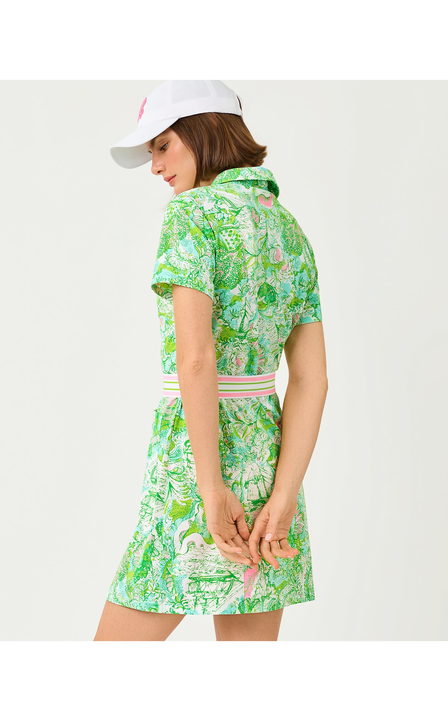 UPF50+ Dominica Dress - Resort White Ship To Shore