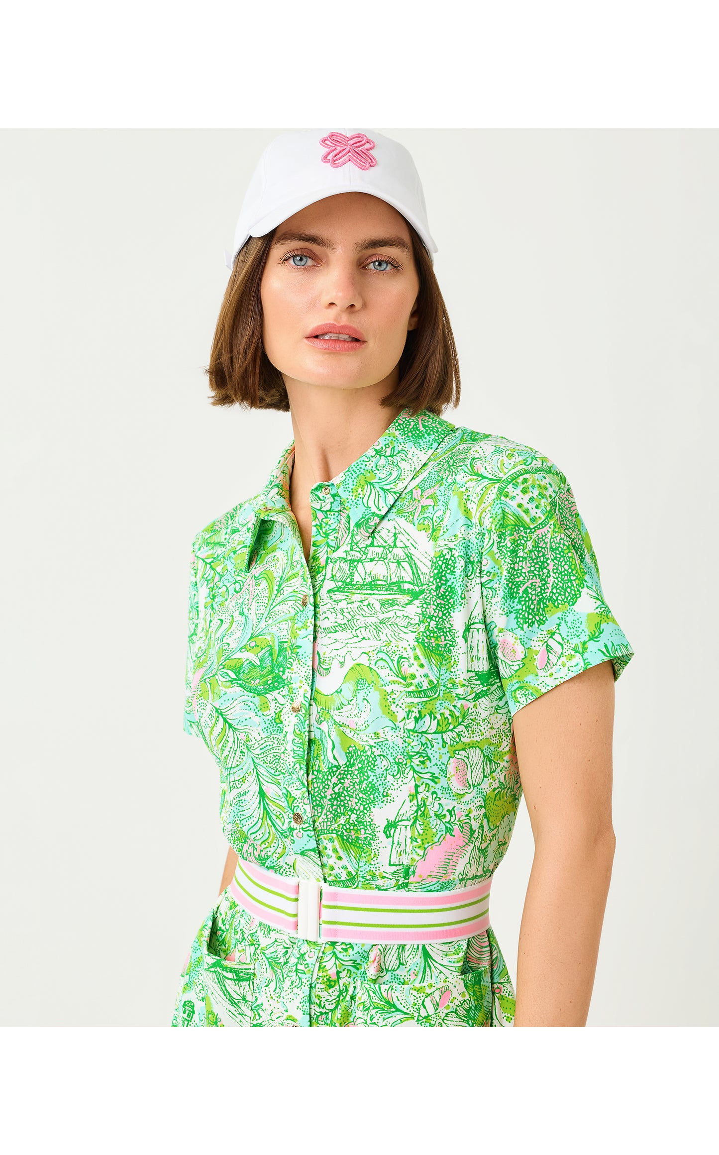 UPF50+ Dominica Dress - Resort White Ship To Shore