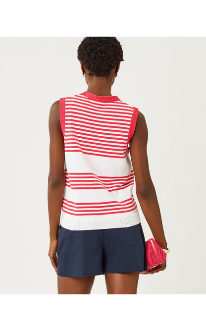 Breelan Sweater Shell - Paradise Punch Nautical Embroidery