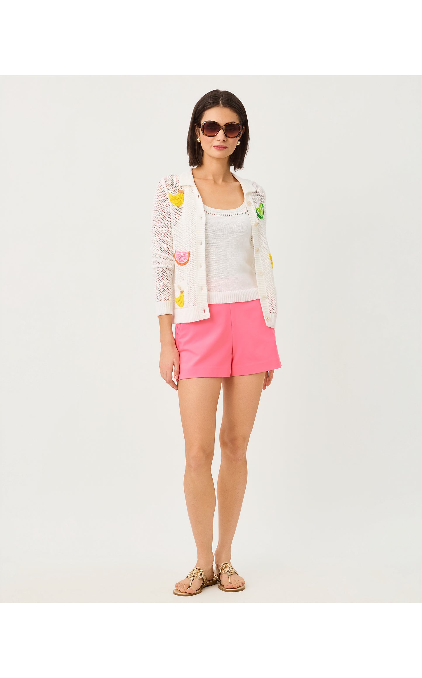 Cormac Mesh Sweater Set - Resort White Tooty Fruity Crochet