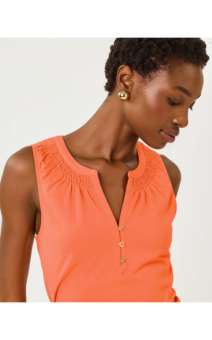 Essie Knit Top -  Sunset Orange