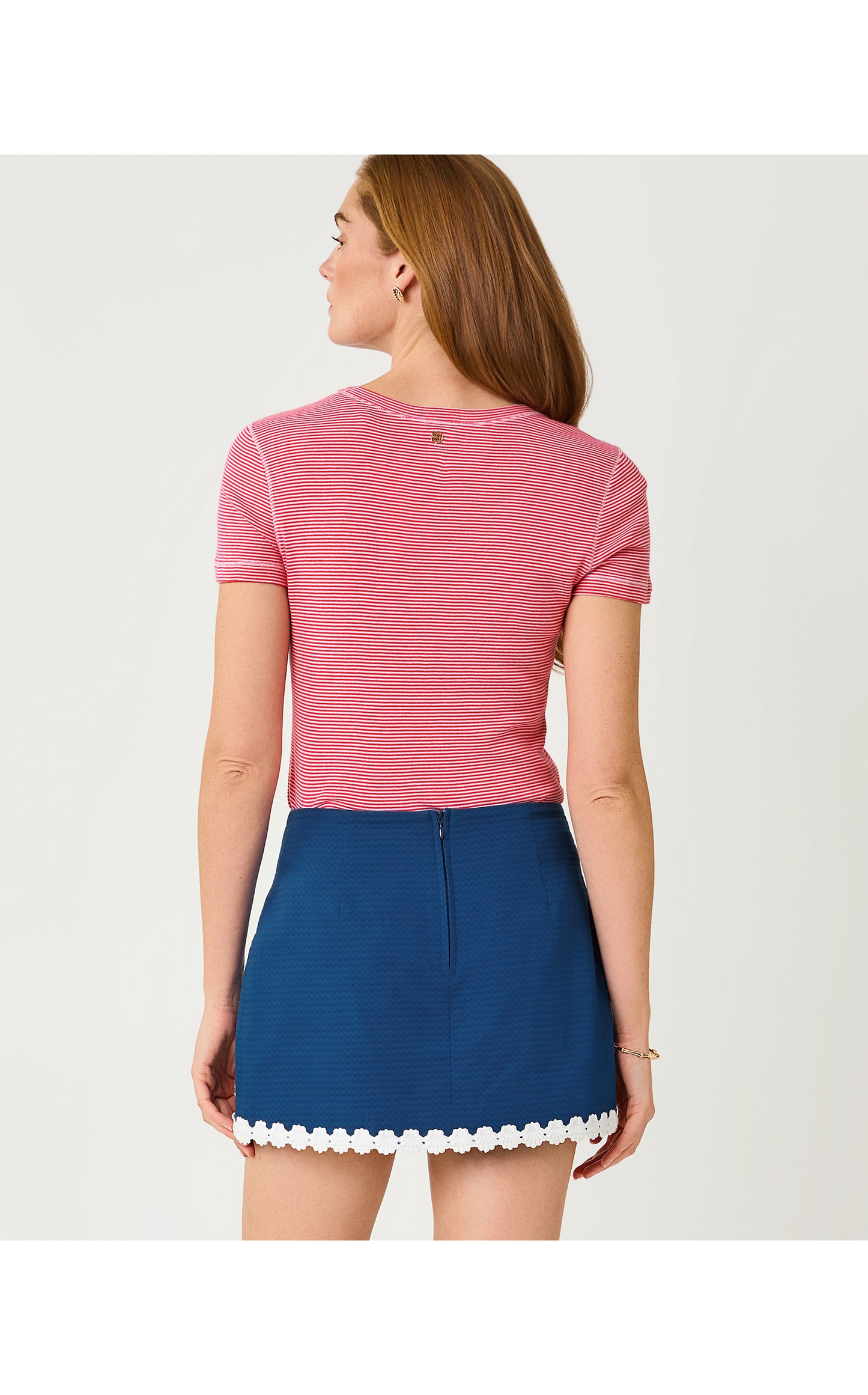 Danica Knit Top - Multi Anchor Mini Embroidery