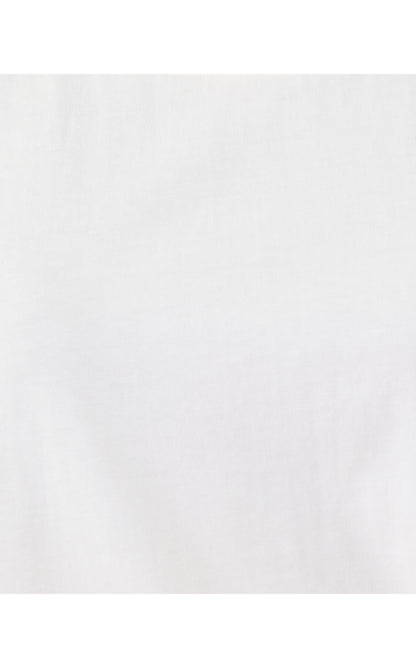 Clairmont Ladder Lace Knit Top - Resort White