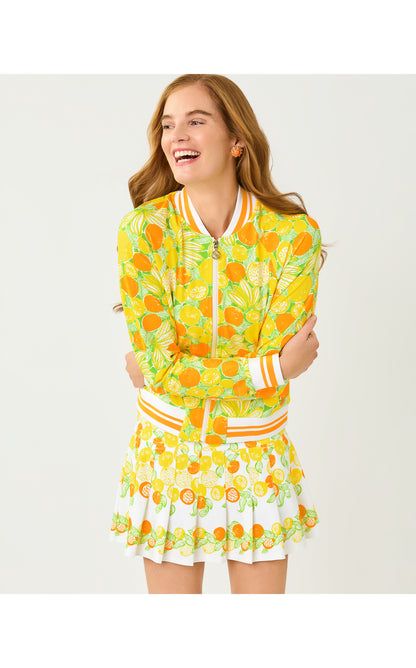 UPF50+ Jaydea Jacket - Island Palm Zesty