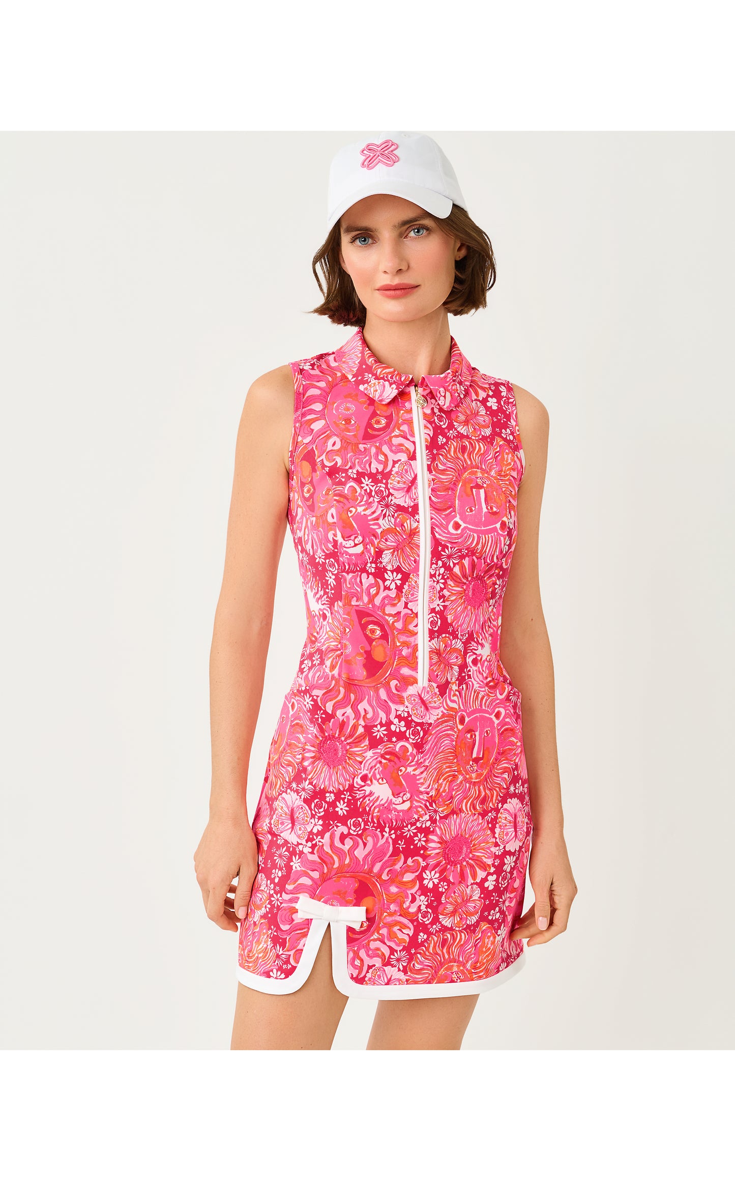 UPF50+ Kathy Bow Dress - Paradise Punch Jims Stuff Golf