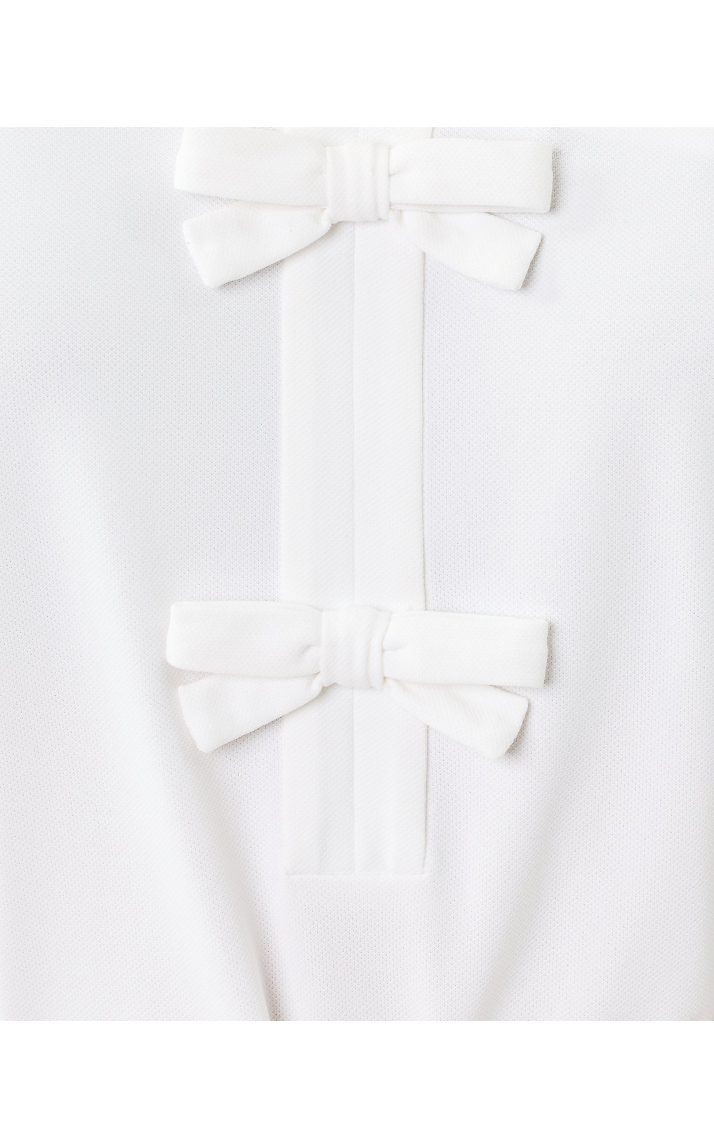 UPF50+ Frida Sleeveless Bow Polo - Resort White