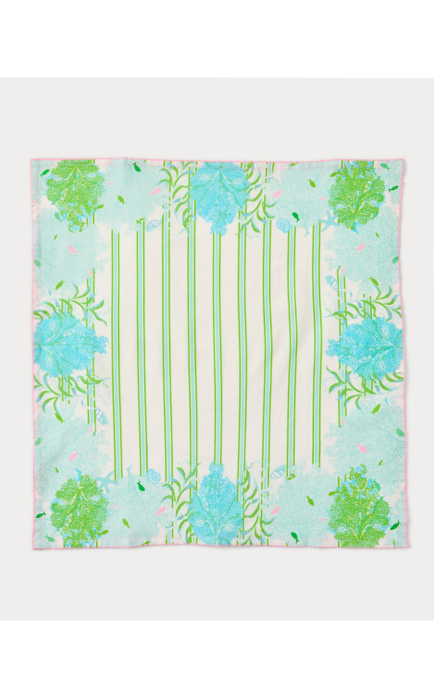 Printed Dinner Napkin Set - Sea Fan Home