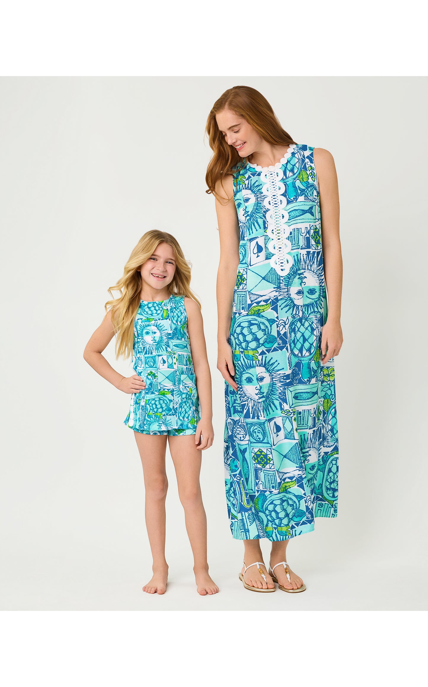 Mini Romey Knit Shift Set - Mint Condition Harlillyquin
