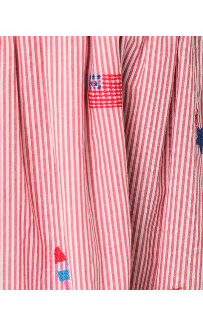 Mini Hadly Dress - Paradise Punch Its A 250th Celebration Stripe