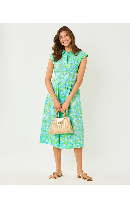 Tonya Midi Shirtdress - Day Dream Blue Throw Me A Line