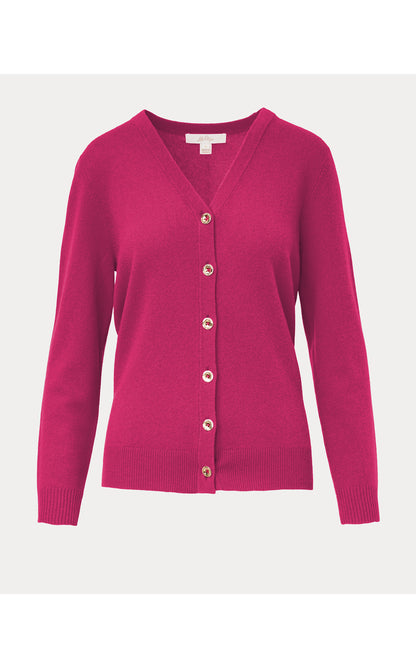 Tippery Cashmere Cardigan - Berry Bouquet