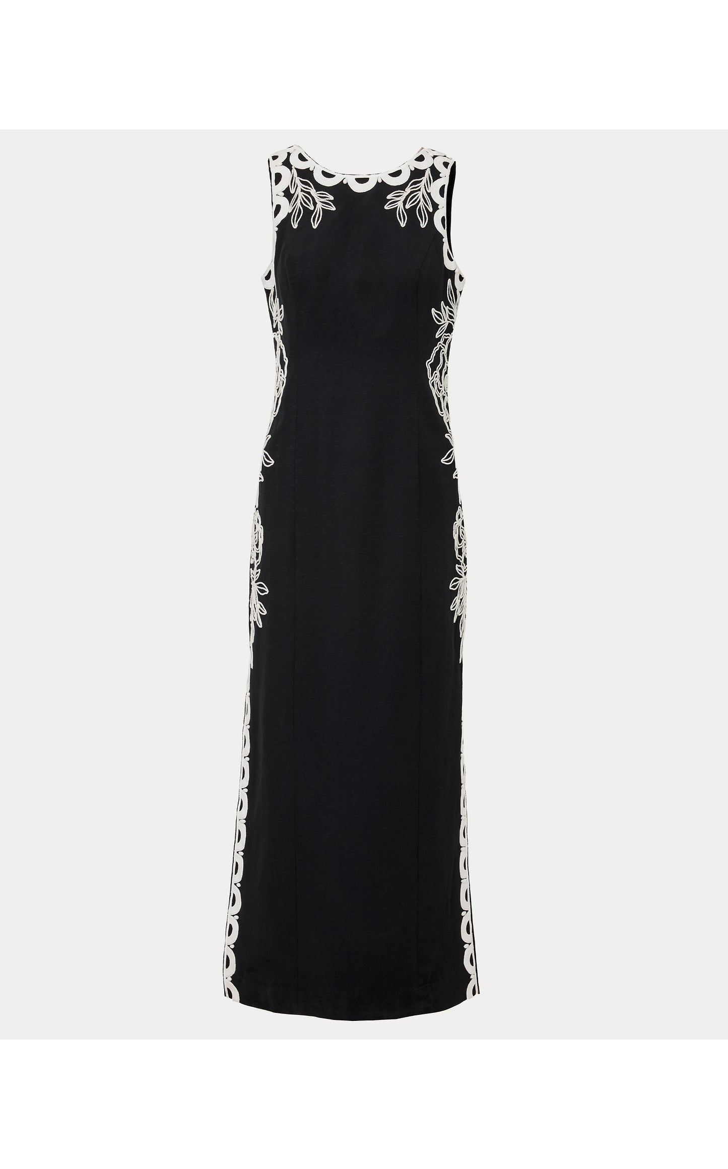 Messina Maxi Shift Dress - Noir