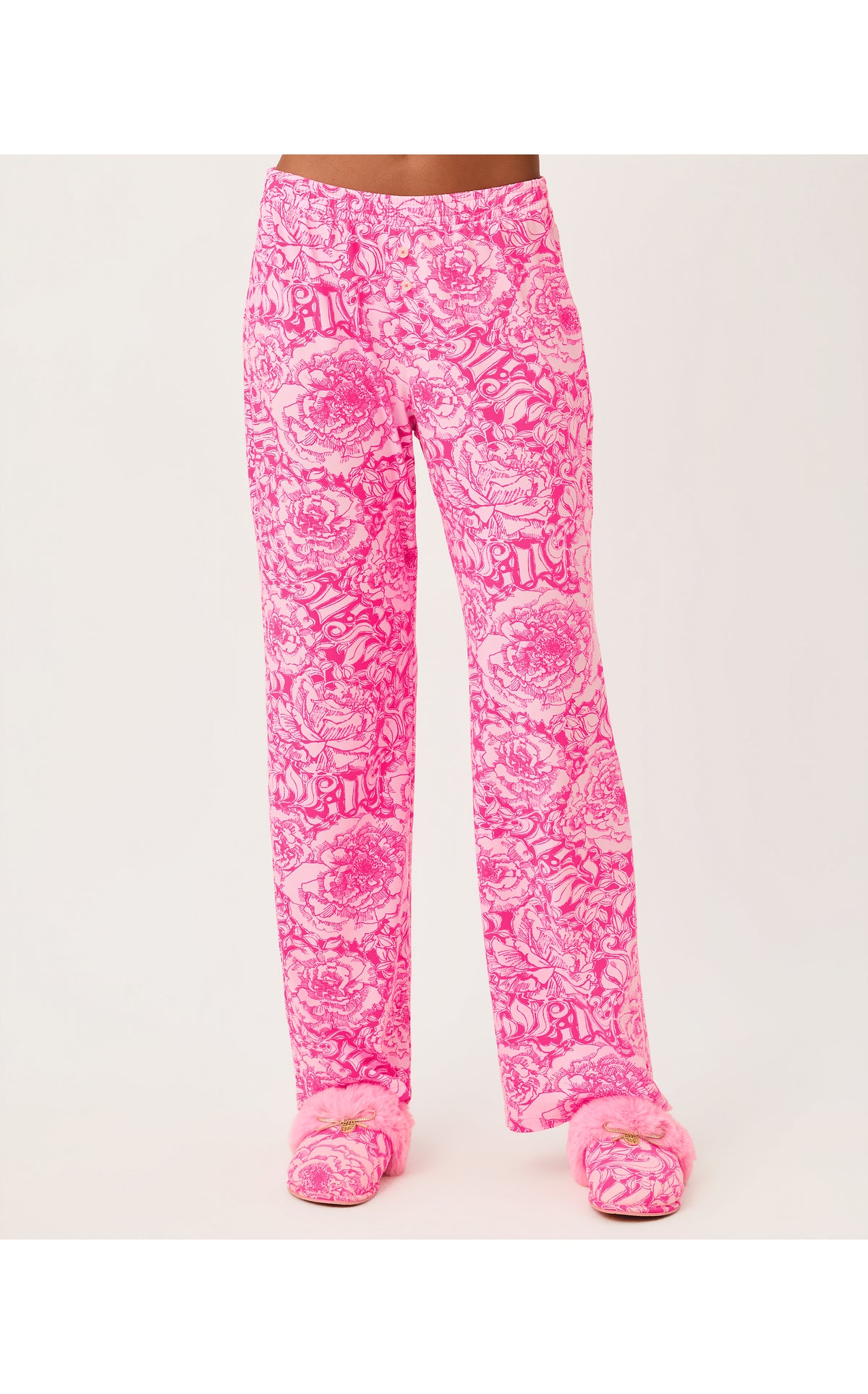 Lysandra PJ Pant- Pink Aster A Rose By Any Other Name