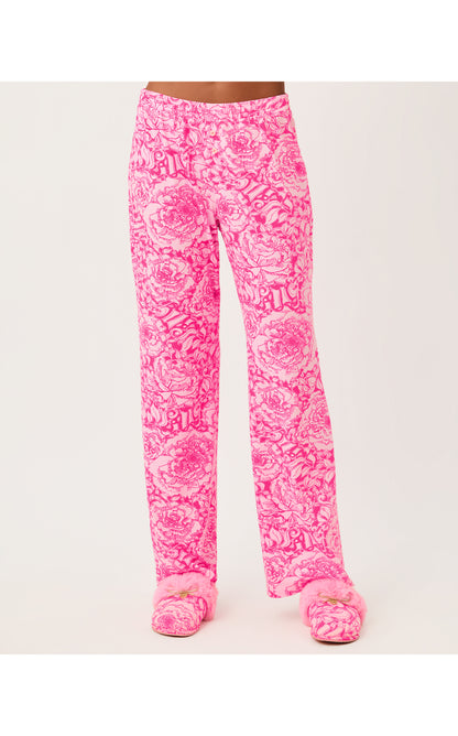 Lysandra PJ Pant- Pink Aster A Rose By Any Other Name