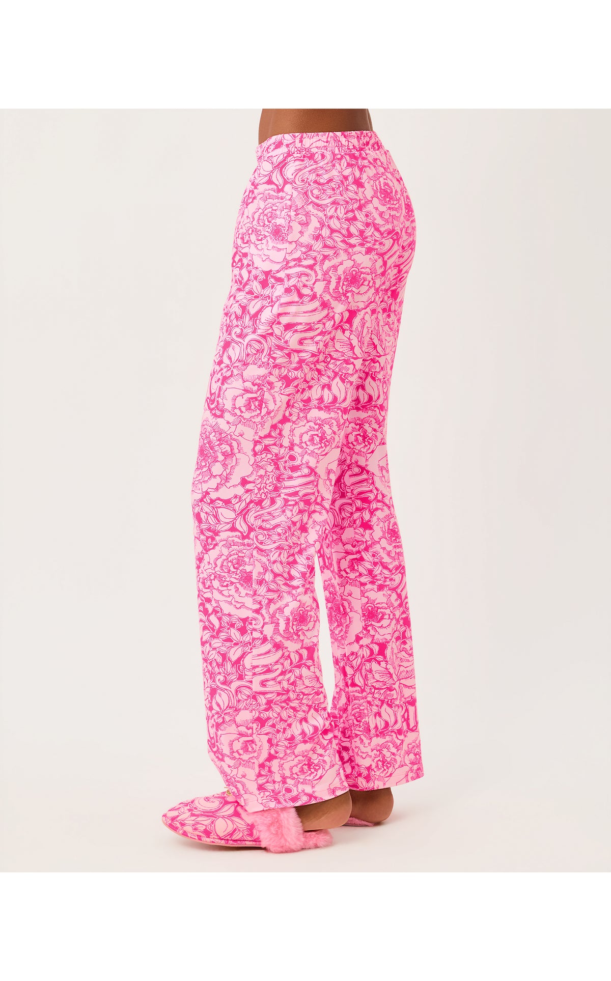 Lysandra PJ Pant- Pink Aster A Rose By Any Other Name