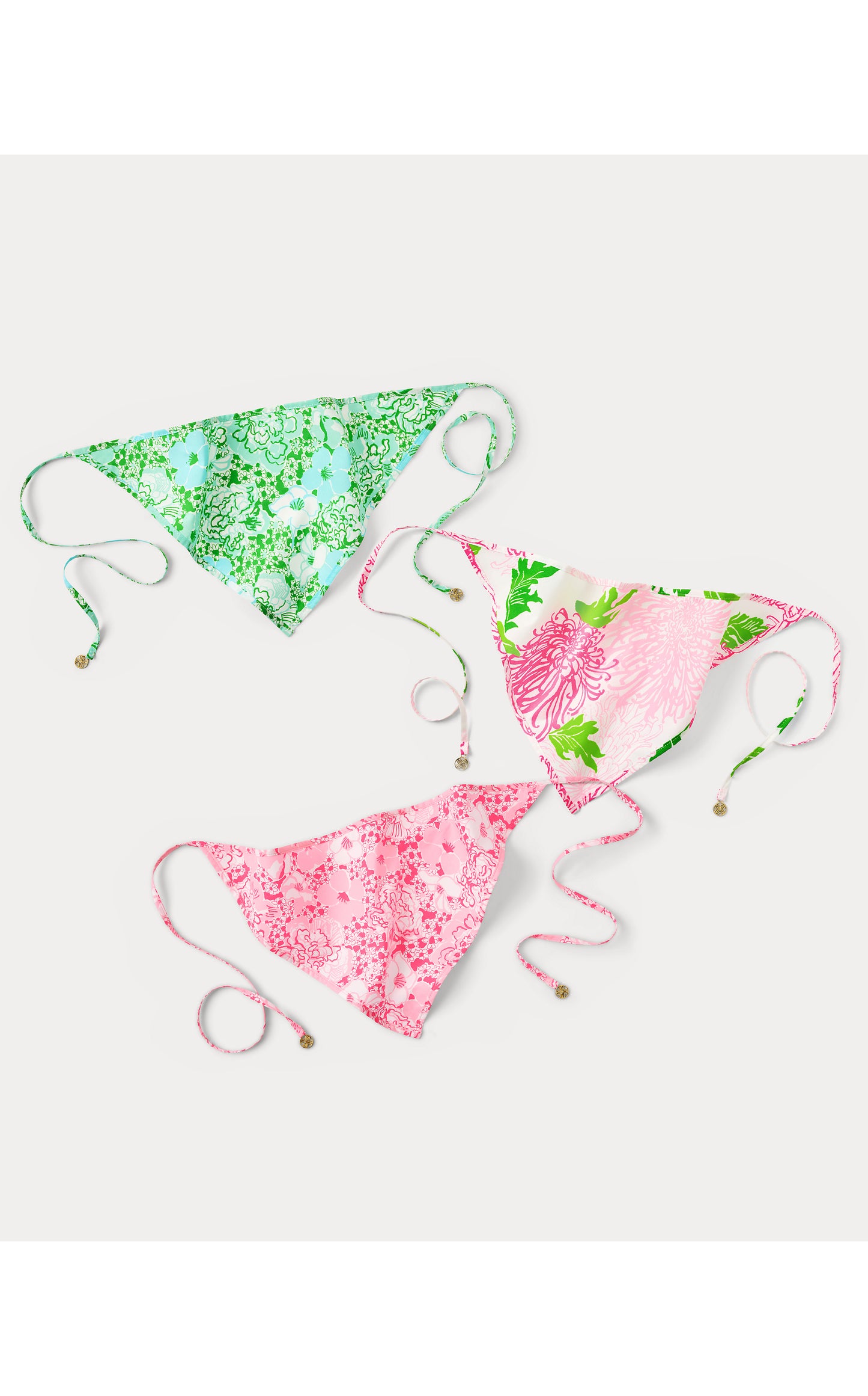 GWP Set of 3 Head Scarves - Mint Condition Burst Of Joy